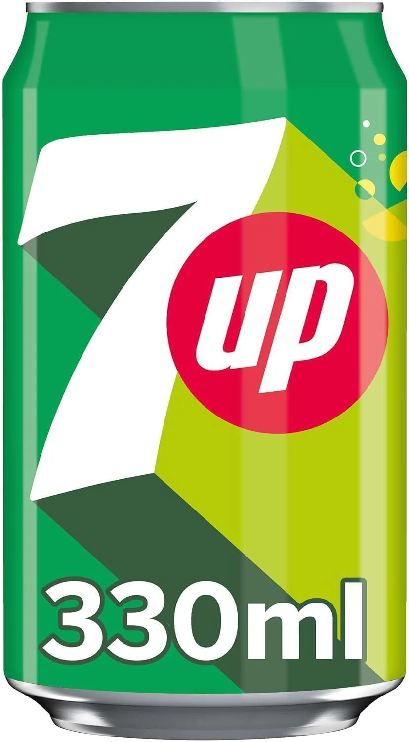 7-Up Lemon and Lime Carbonated Canned Soft Drink 330ml (Pack of 24) - Image 3