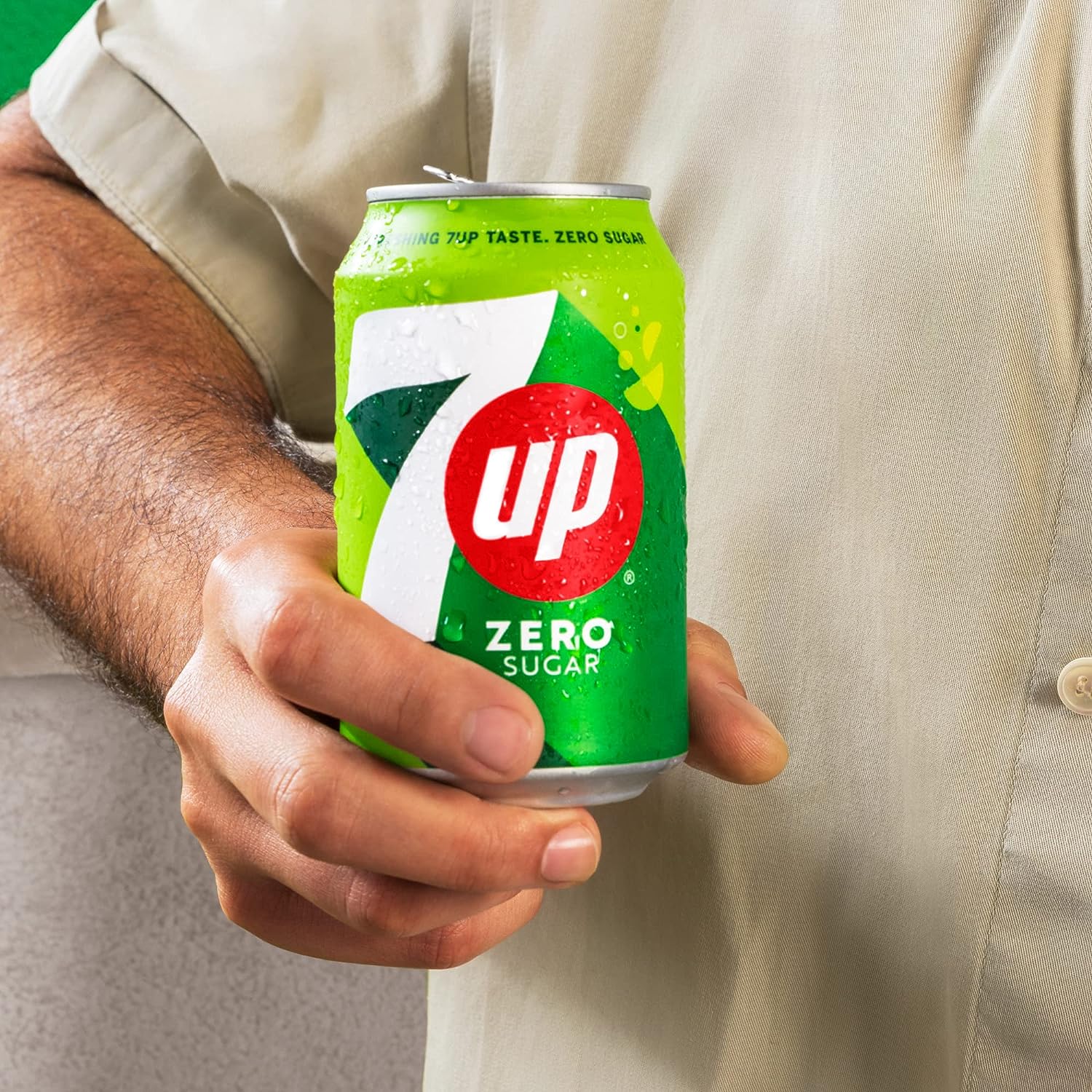 7 Up Zero Lemon and Lime Carbonated Canned Soft Drink 330ml (Pack of 24) - Image 5