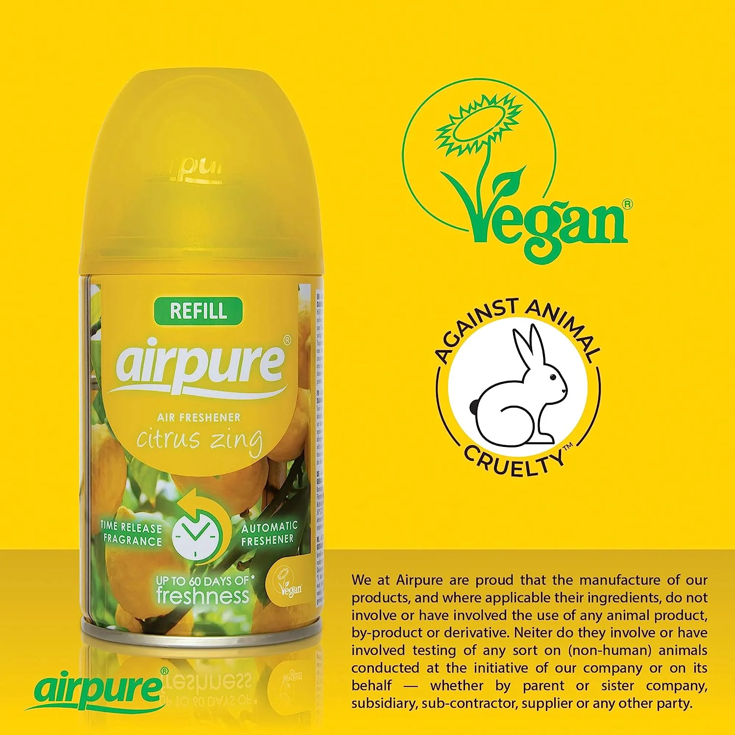 AirPure Citrus Zing Freshmatic Compatible Refill 250ml - Image 3