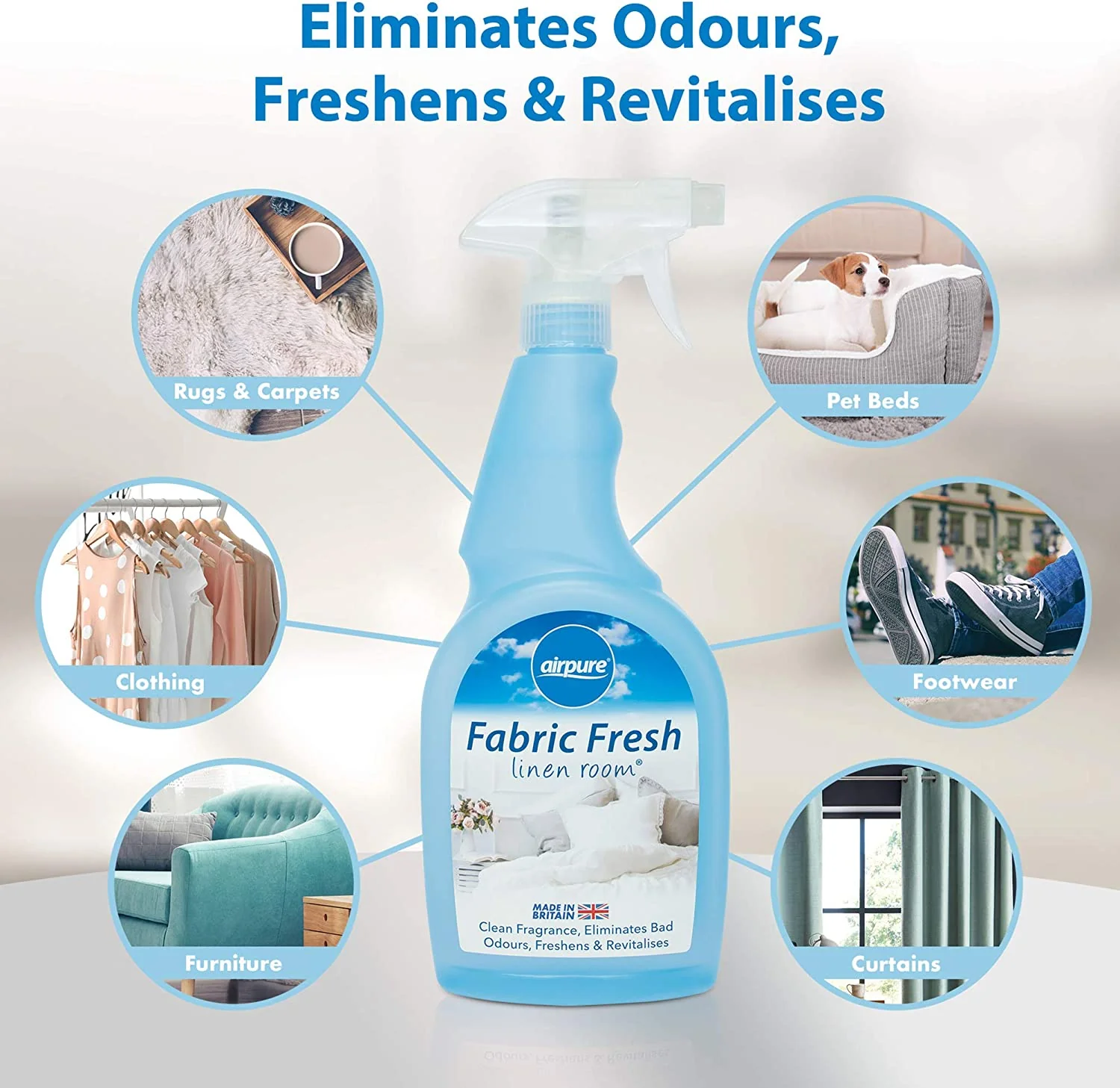 Airpure Fabric Freshener Linen Room 750ml - Image 3