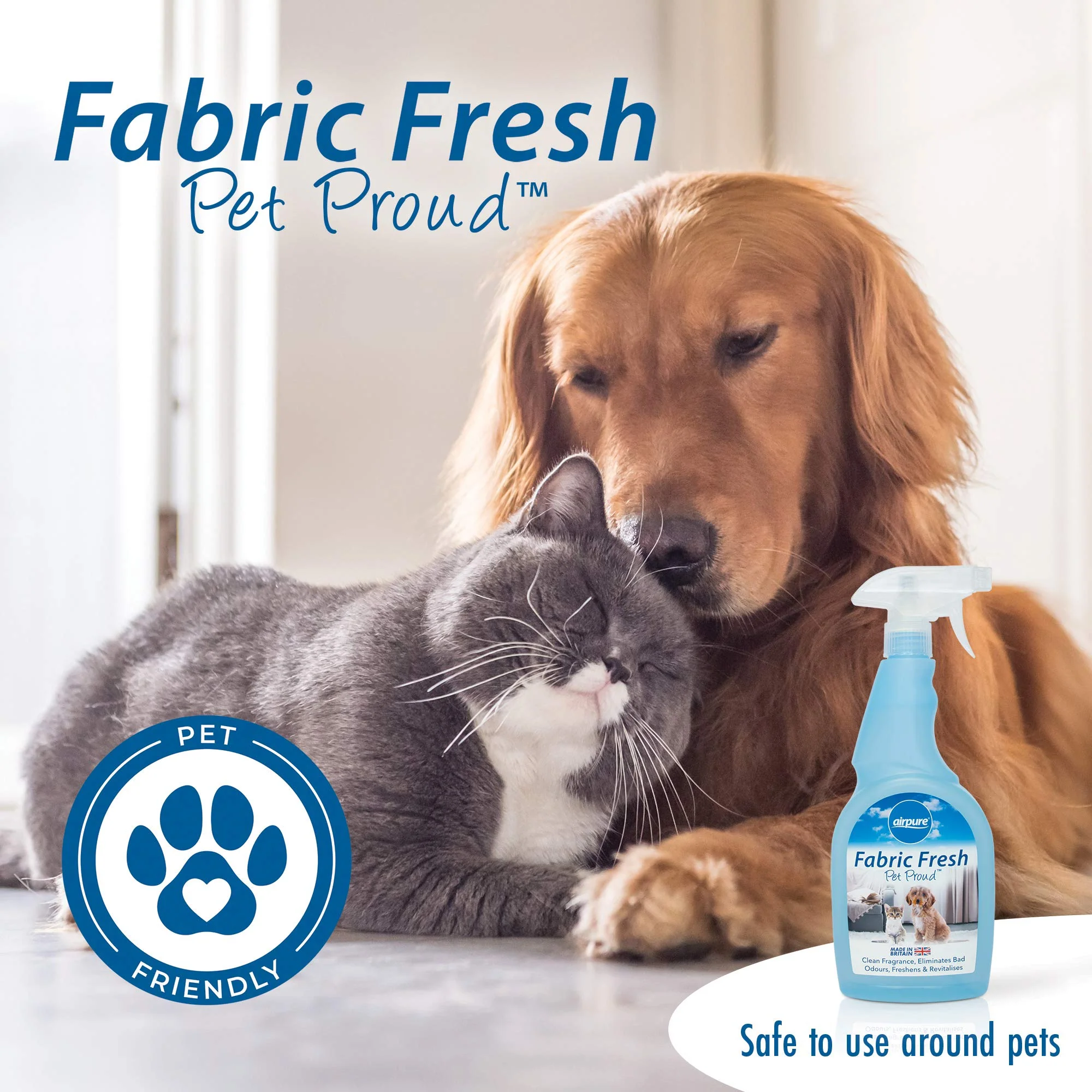 Airpure Fabric Freshener Pet Proud 750ml Linen - Image 5