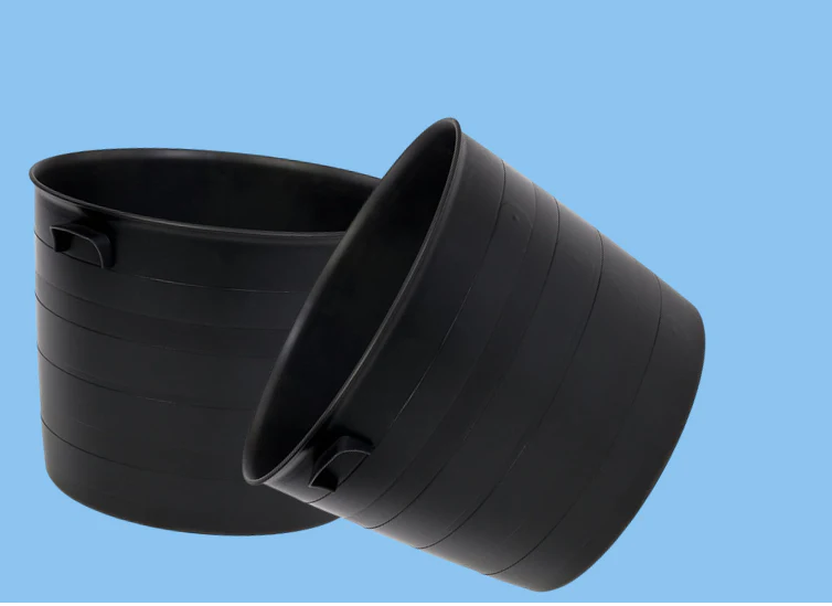 Strata Indoor or Outdoor Blacksmith Patio Planter 35cm , Black Wide Planters (121574) - Image 5