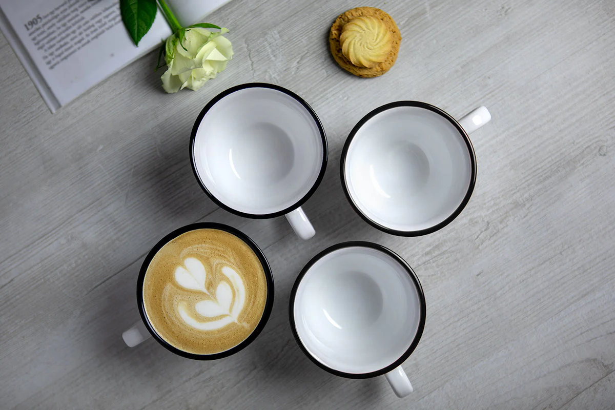 Fixtures Brand Black & White 12oz/350ml Coffee/Tea Mug - Image 5